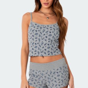 Wildflower Waffle Tank Top