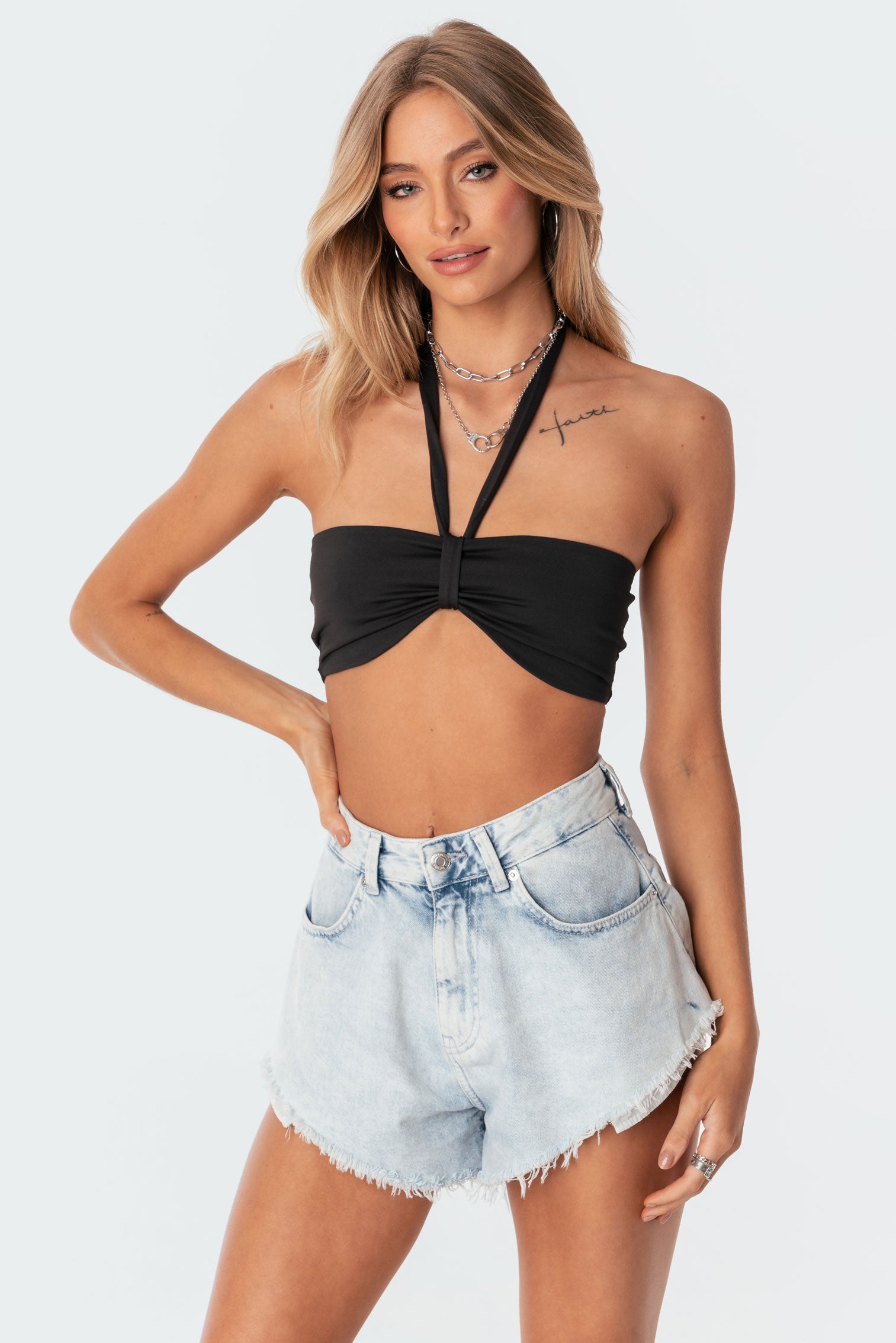 Kai Adjustable Strapless Crop Top - Image 2