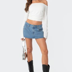 Corey Off The Shoulder Gathered Top