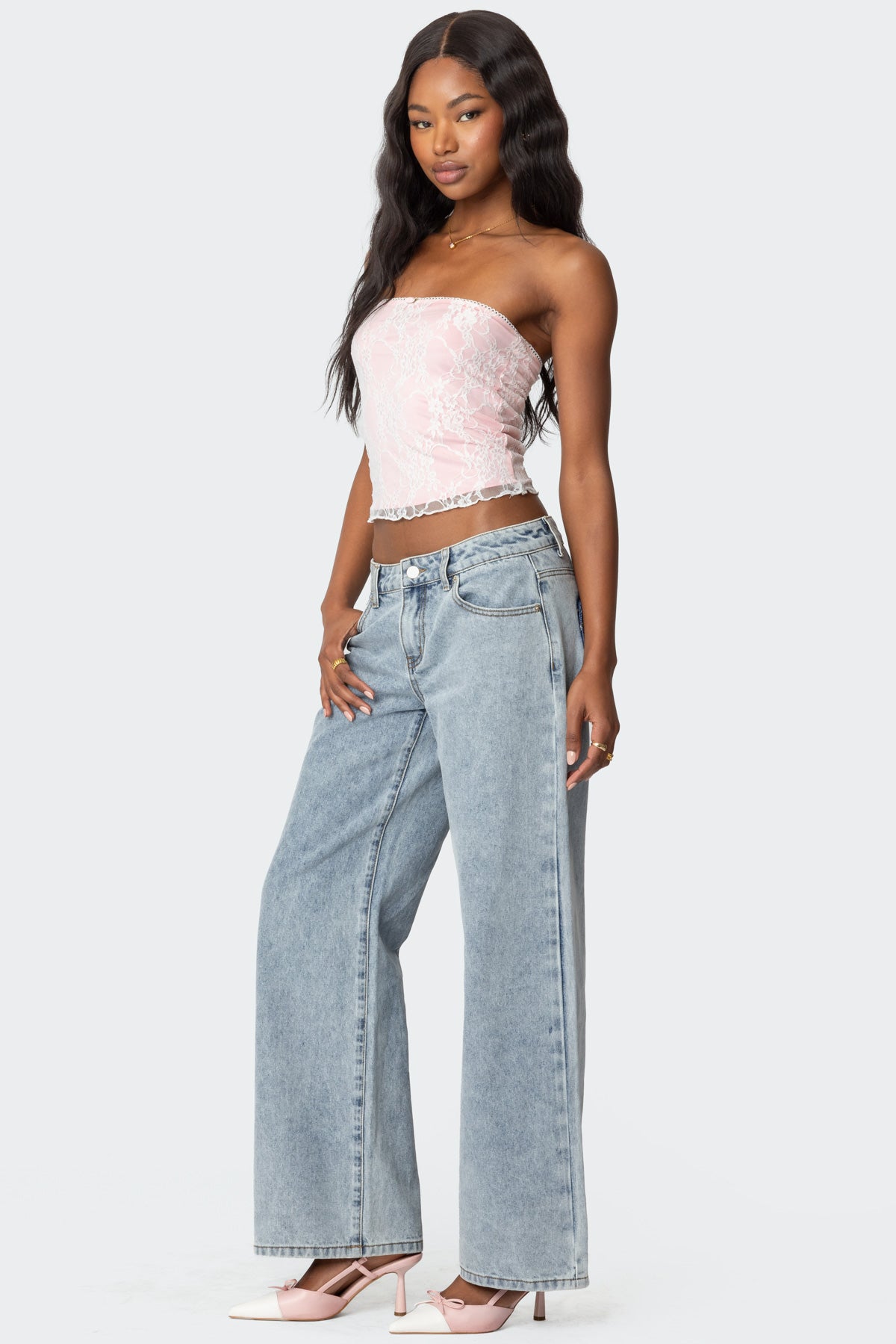 Allison Lace Tube Top - Image 3