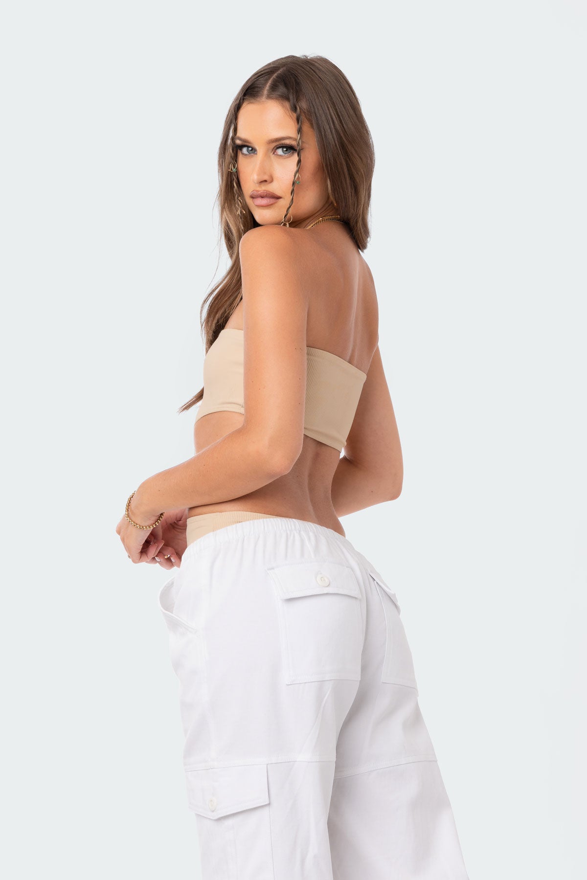 Vivie Ribbed Cut-Out Bodysuit - Image 6