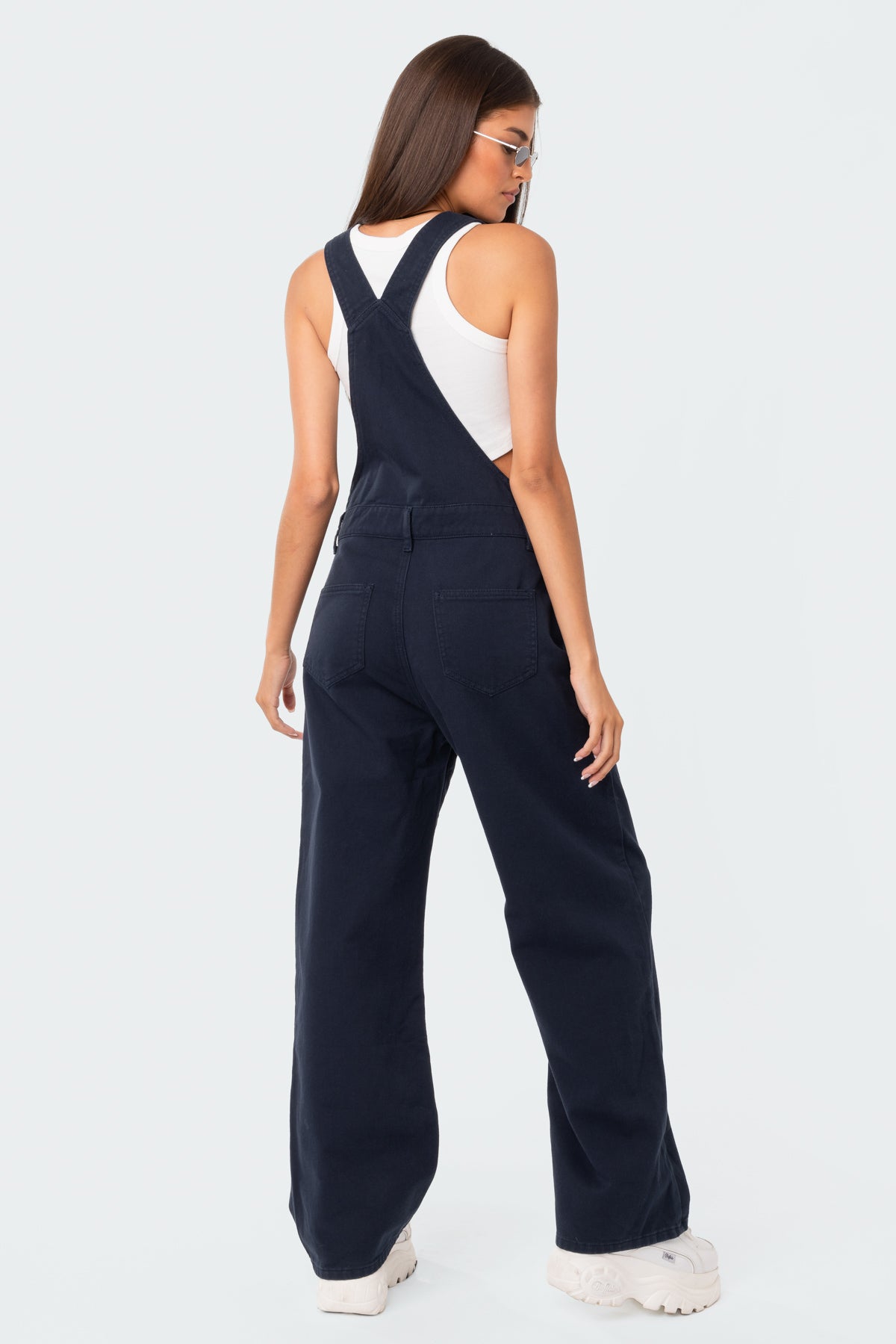 Sk8Ter Wide Leg Denim Overalls - Image 5