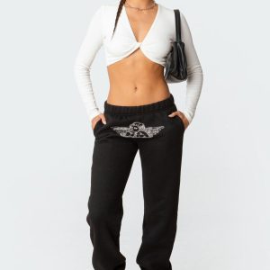 Angie Rhinestone Sweatpants
