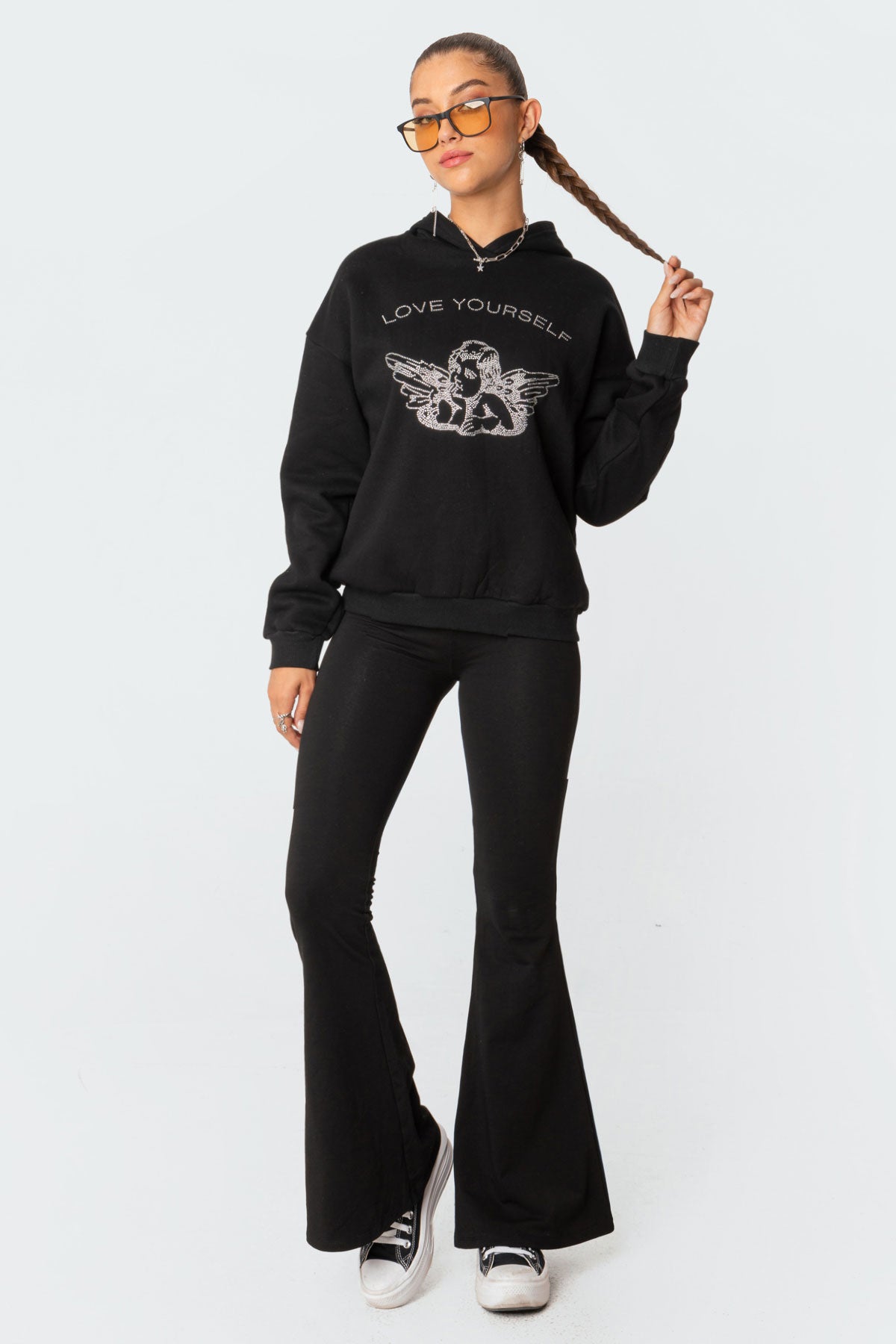 Angie Rhinstone Hoodie - Image 2