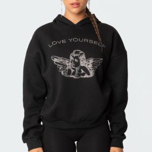 Angie Rhinstone Hoodie