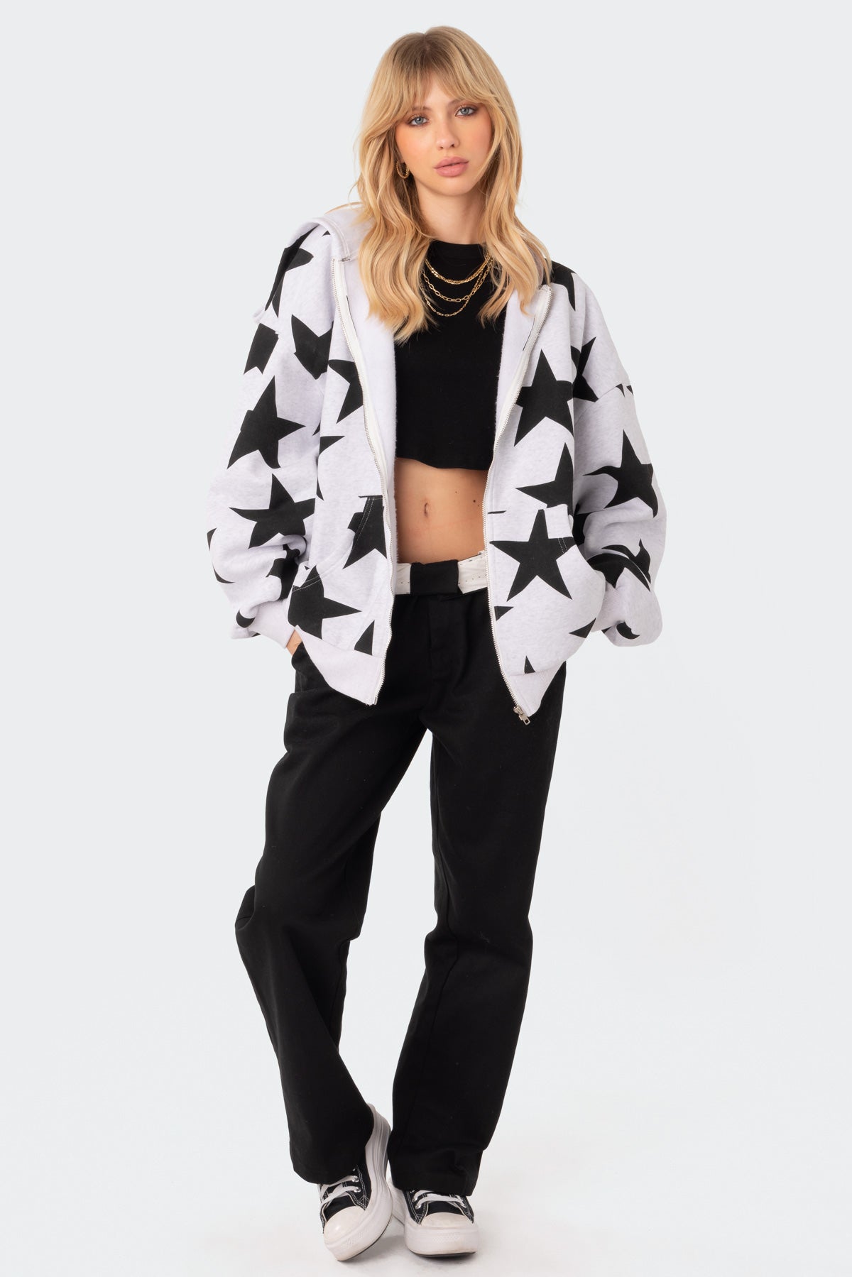 Star At Me Oversized Hoodie - Image 5