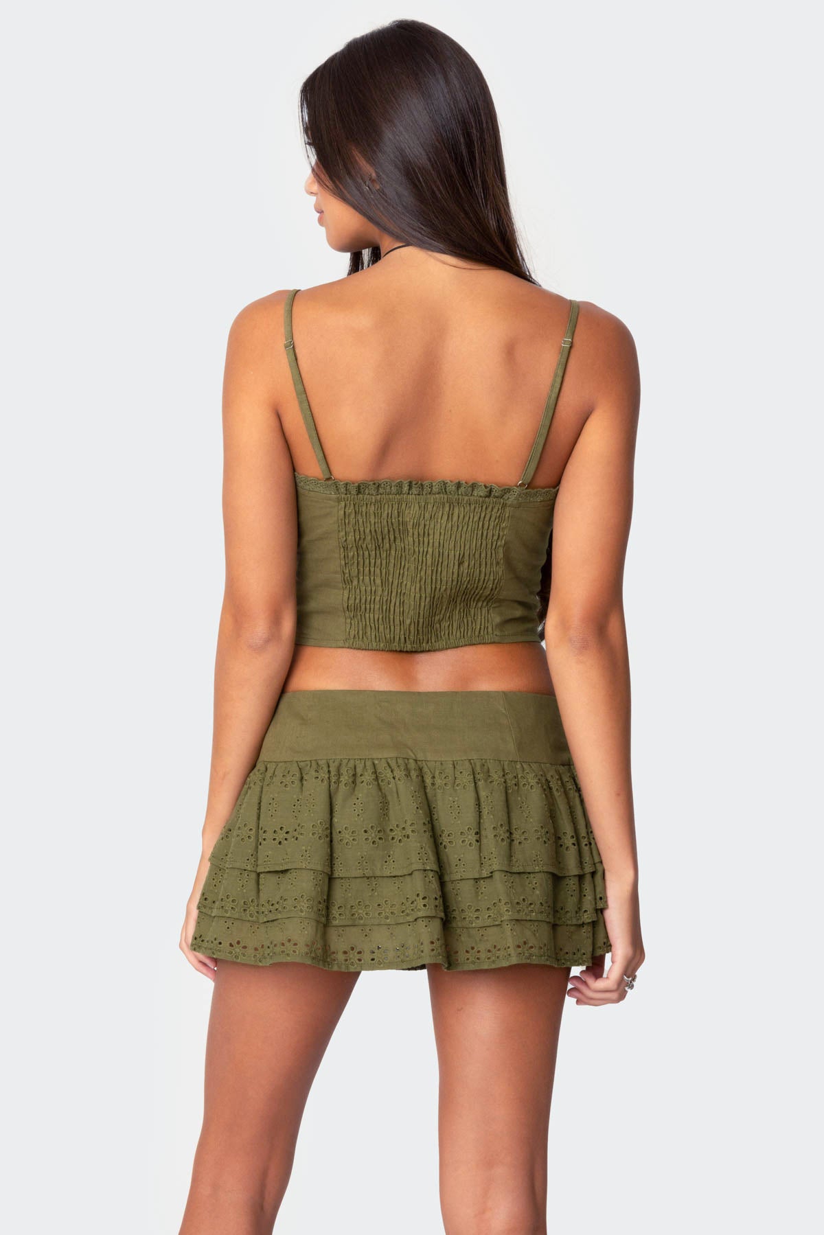 Fluer Linen Look Tank Top - Image 4
