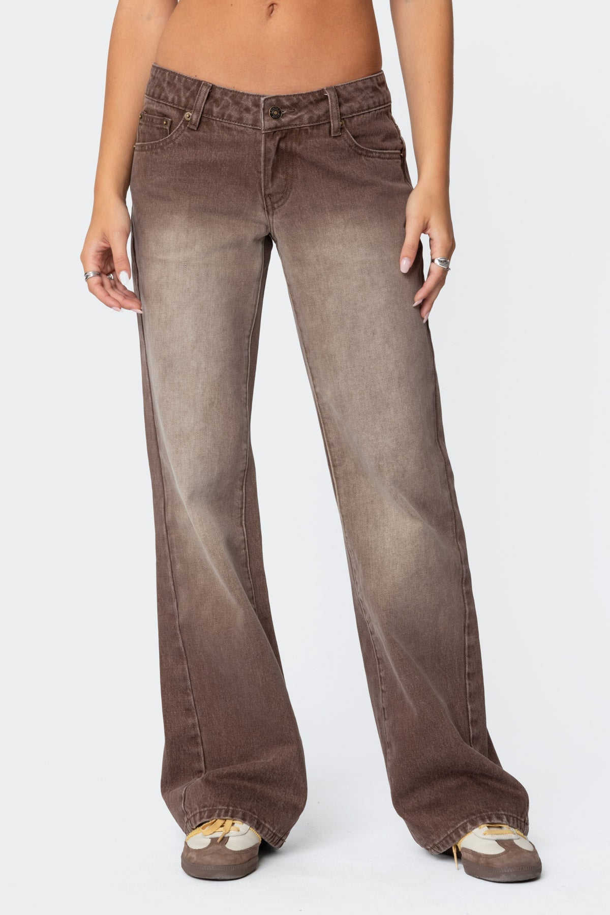 Alysse Low Rise Washed Jeans - Image 2