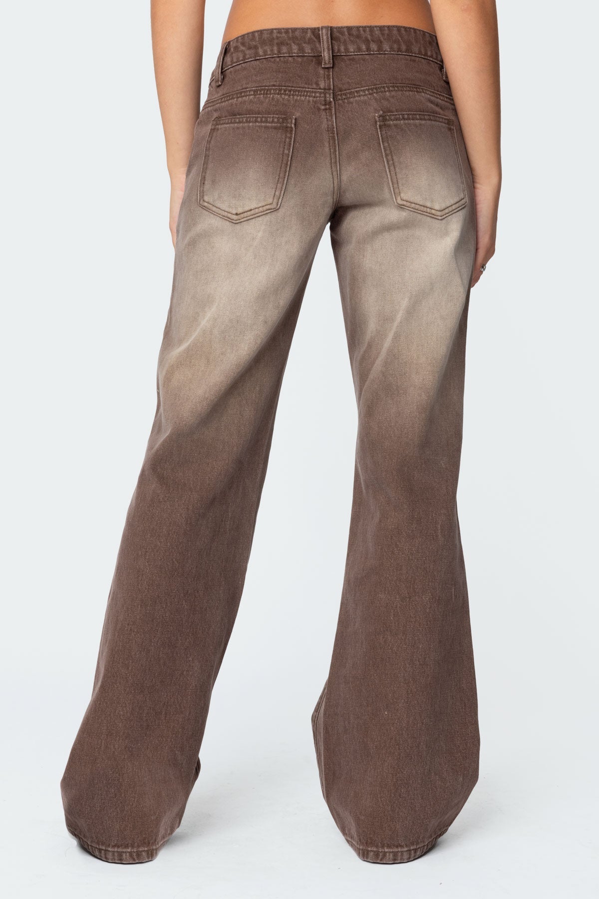 Alysse Low Rise Washed Jeans - Image 4