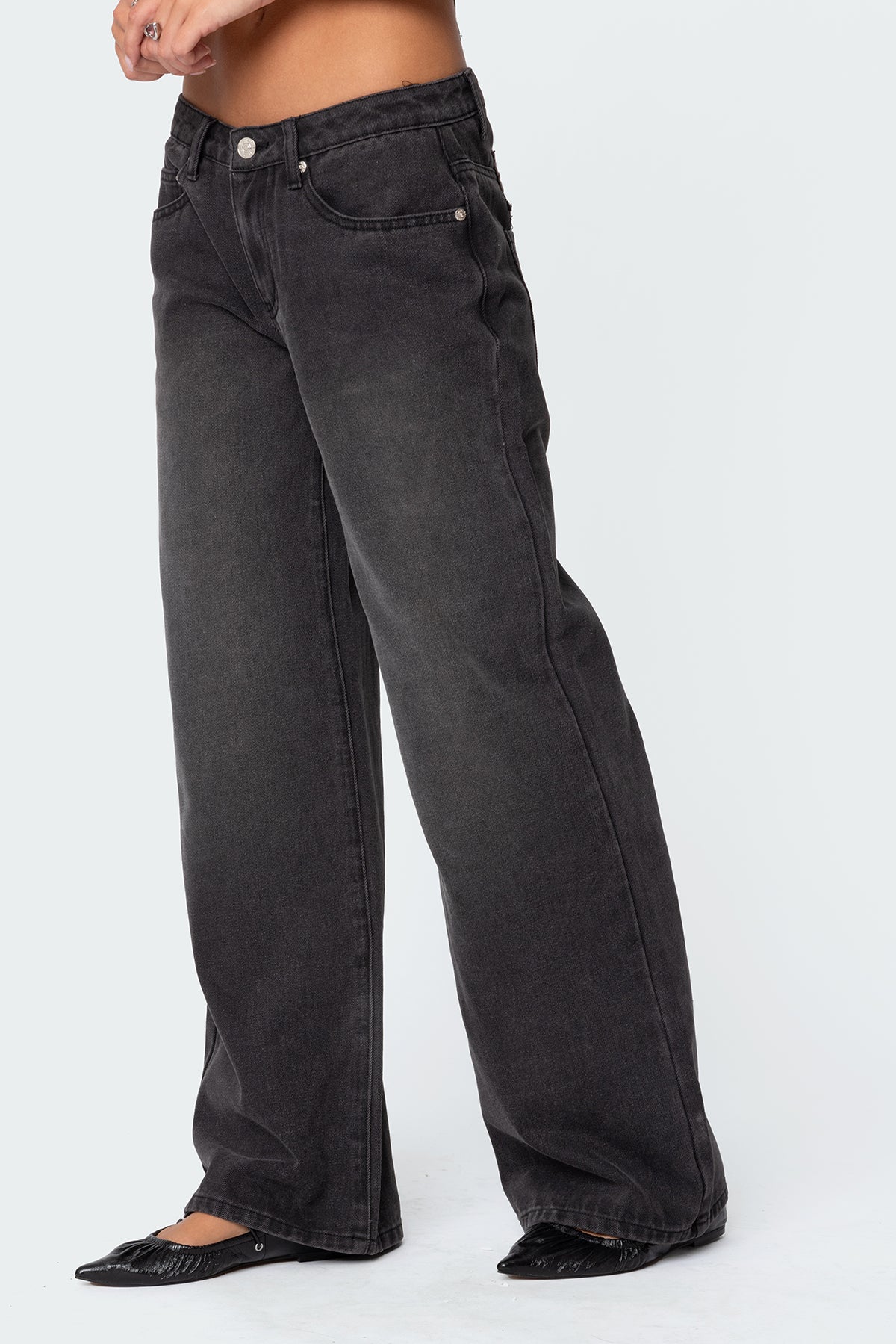 1980 Leopard Patch Low Rise Jeans - Image 3