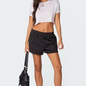 Garnet Cargo Sweat Shorts
