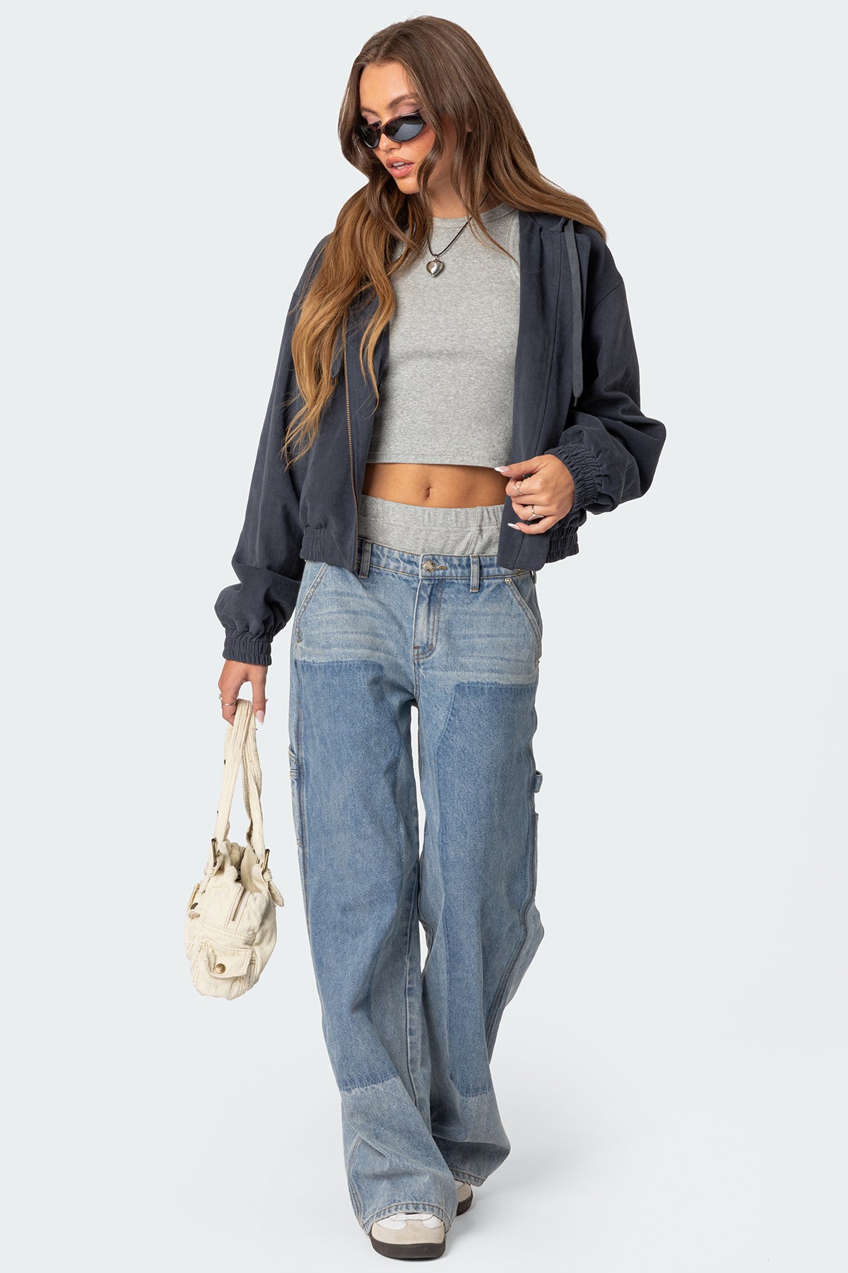 Milly Oversized Cropped Jacket - Image 2