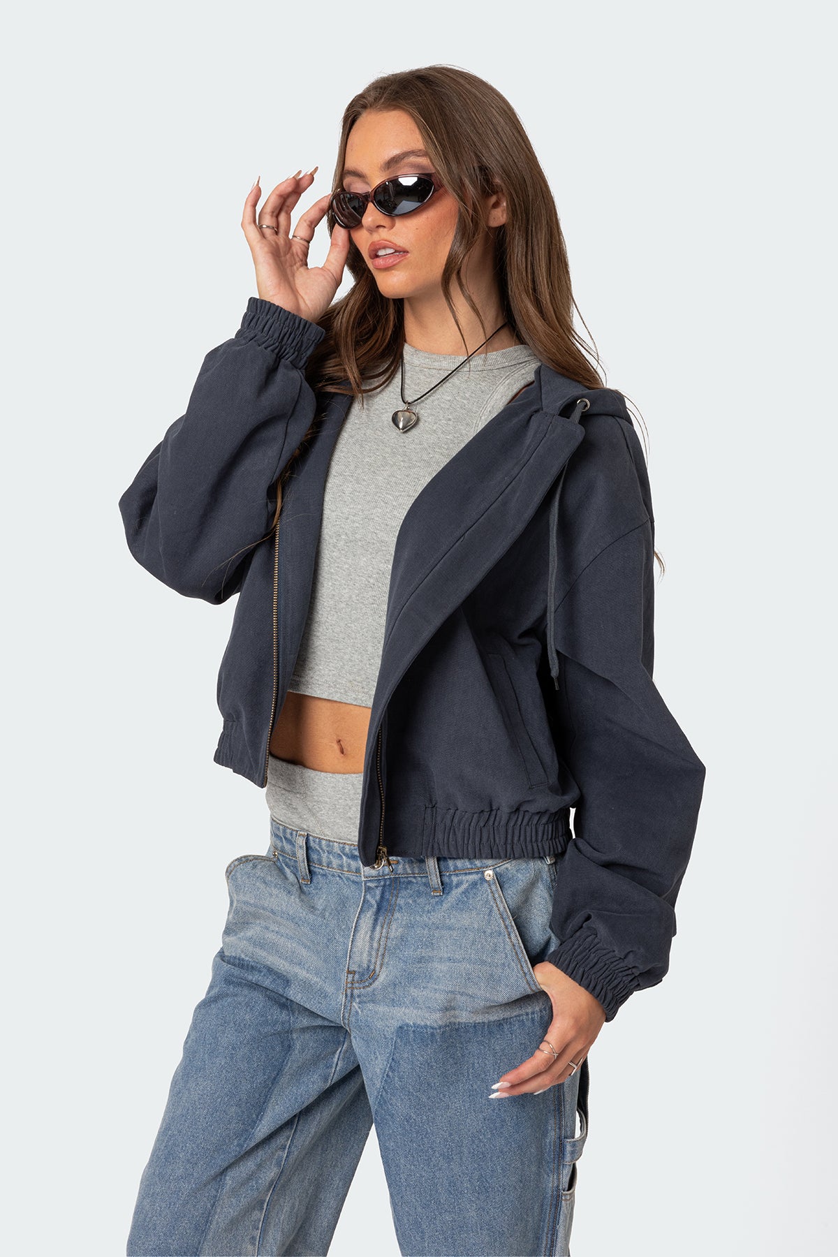 Milly Oversized Cropped Jacket - Image 3