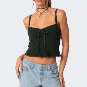 Lacey Knit Tank Top