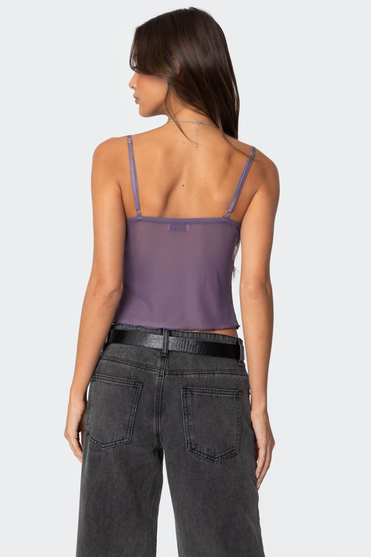 Serafina Sheer Mesh Tank Top - Image 5