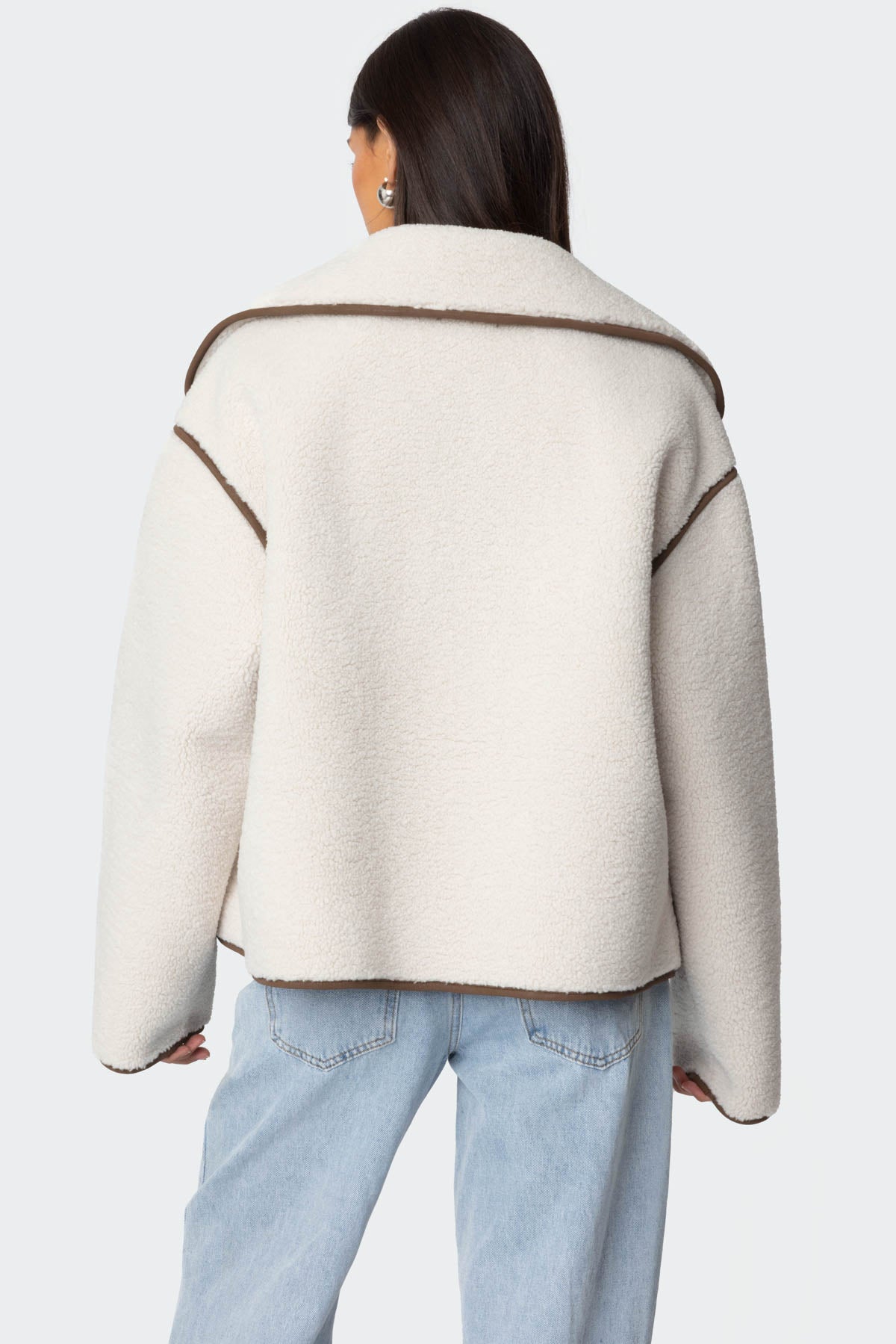 Frost Oversized Faux Shearling Jacket - Image 5