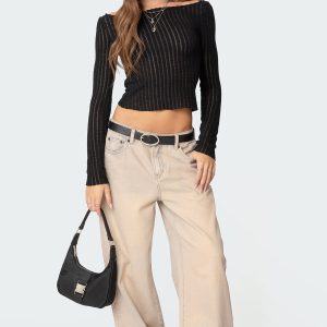 Dusty Washed Low Rise Jeans