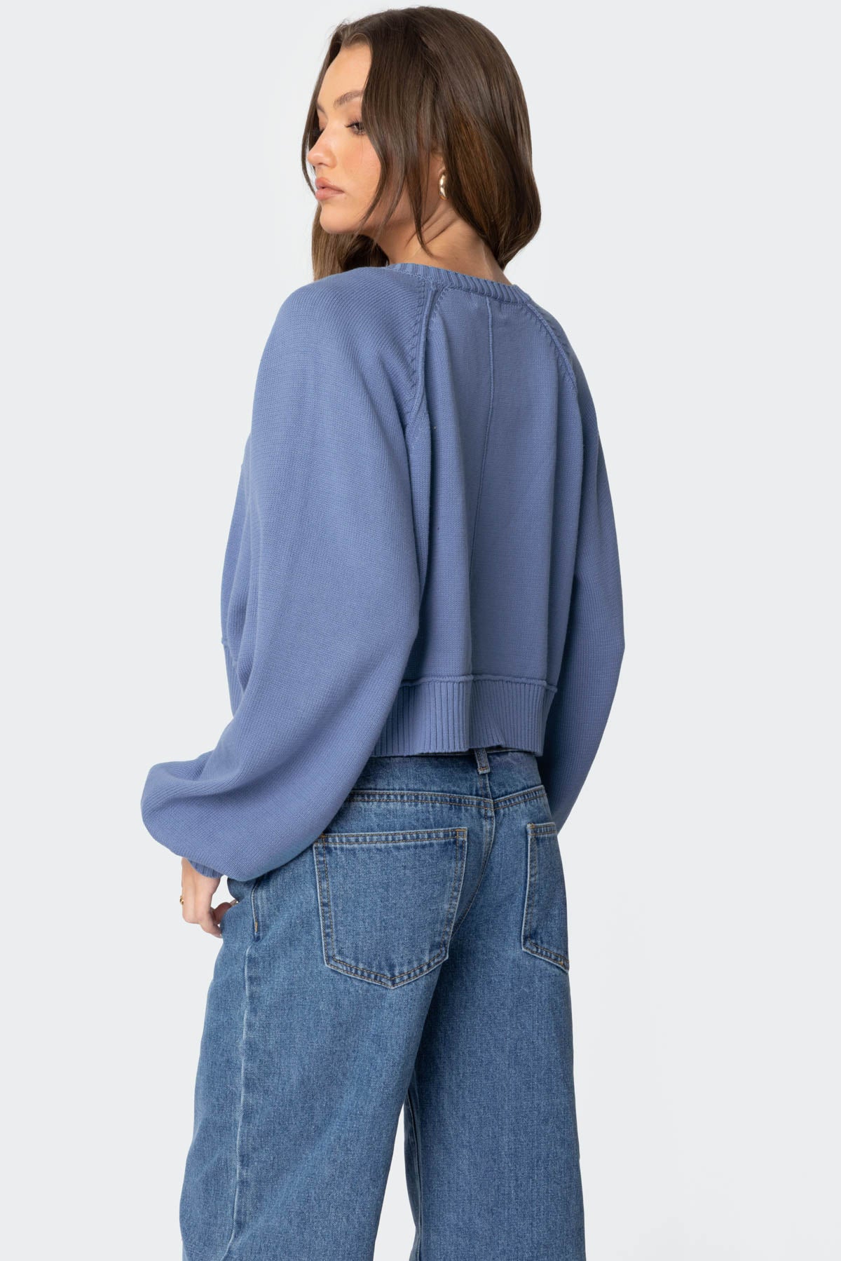 Sammi Puff Sleeve Knit Cardigan - Image 5