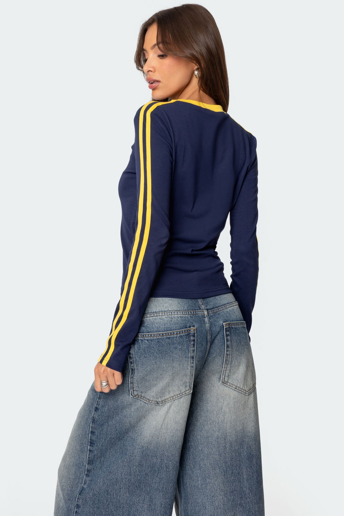 Brasil Embroidered Long Sleeve T Shirt - Image 5