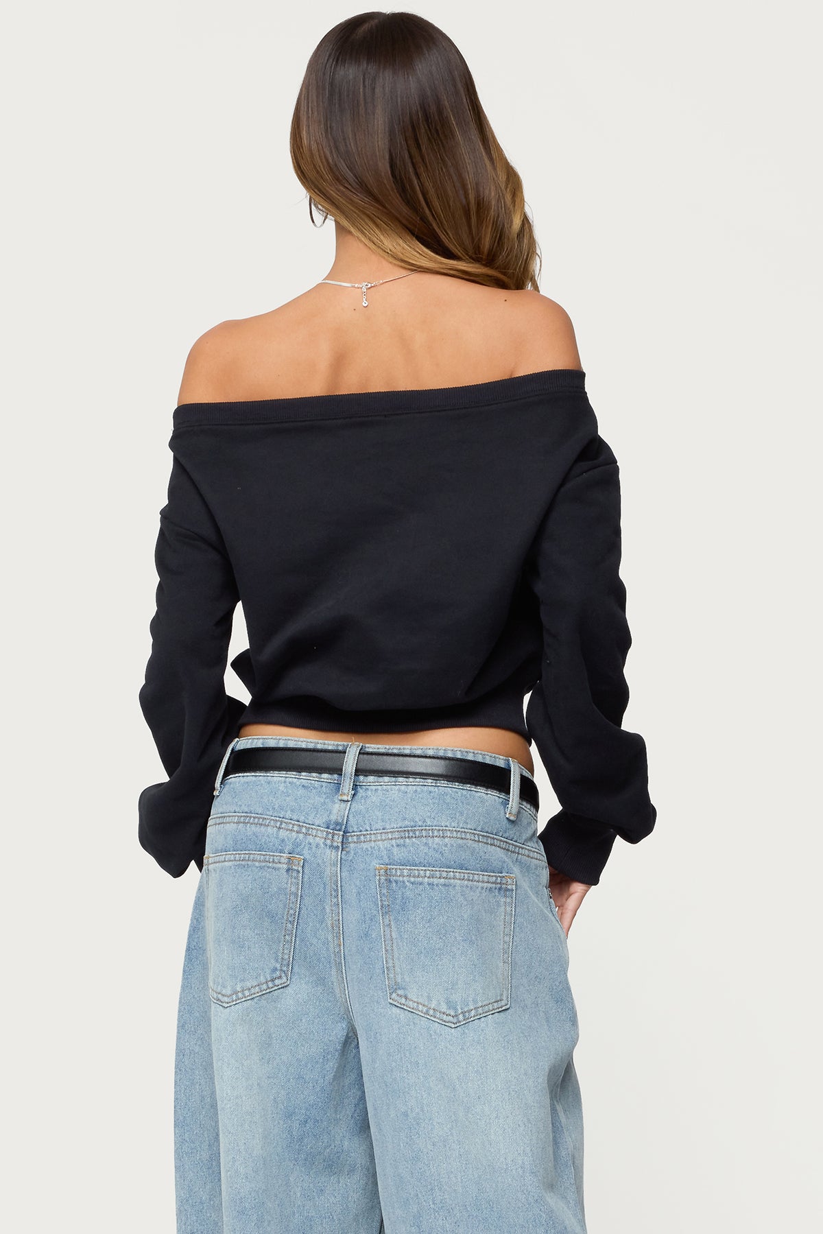 Christy Off Shoulder Sweatshirt - Image 4