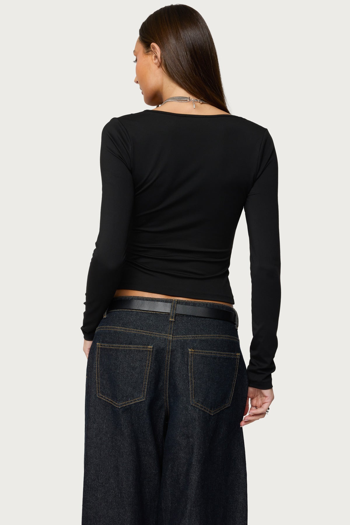 Zeya Lacey Keyhole Top - Image 4