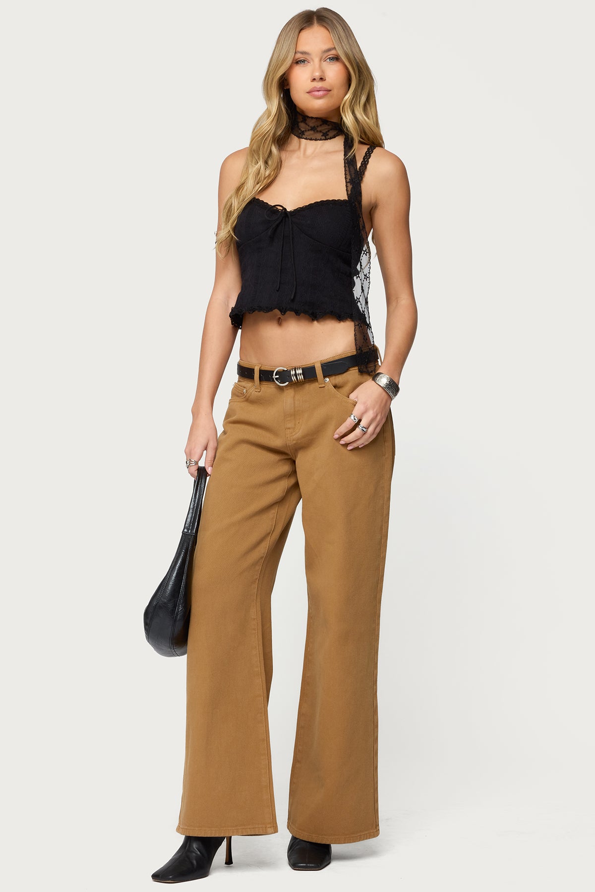 Lacey Knit Tank Top - Image 2