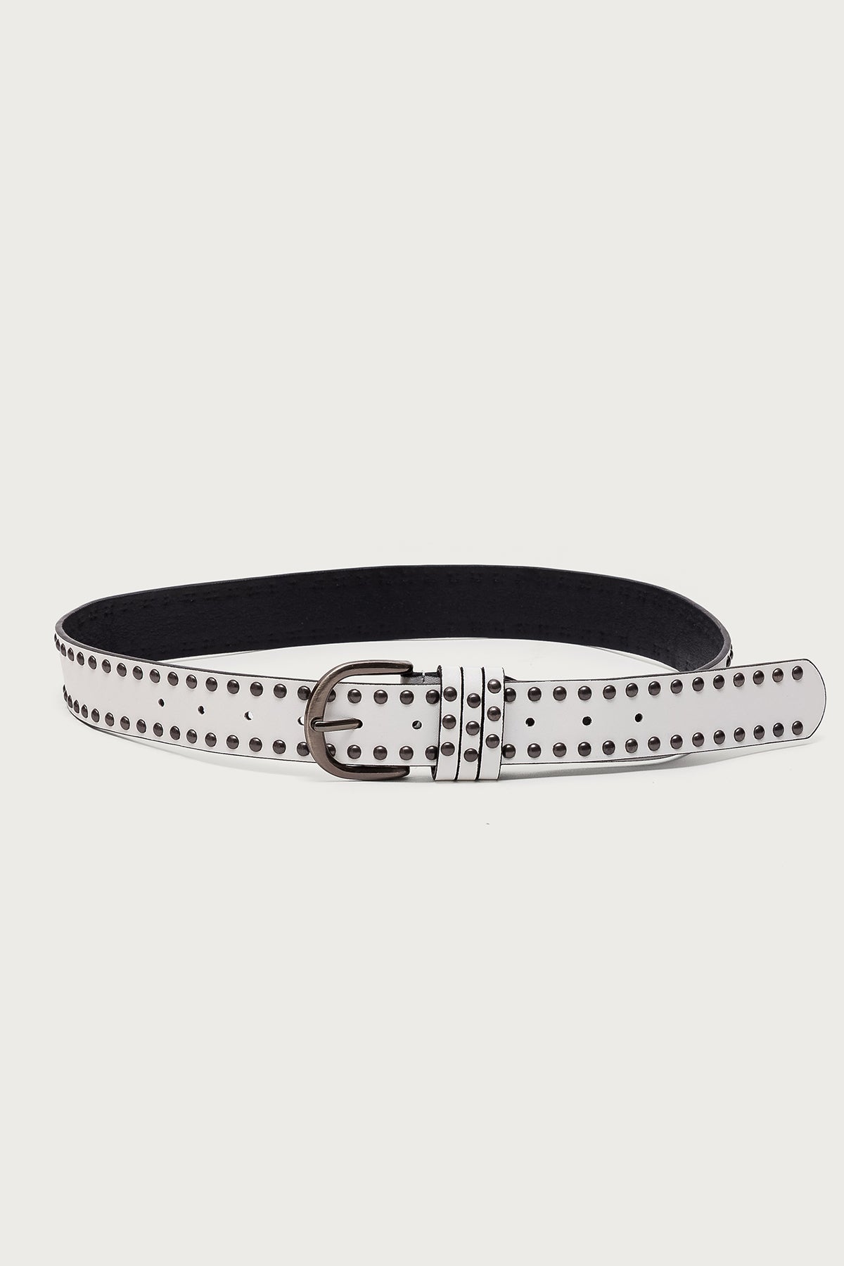 Studded Faux Leather Belt - Image 2