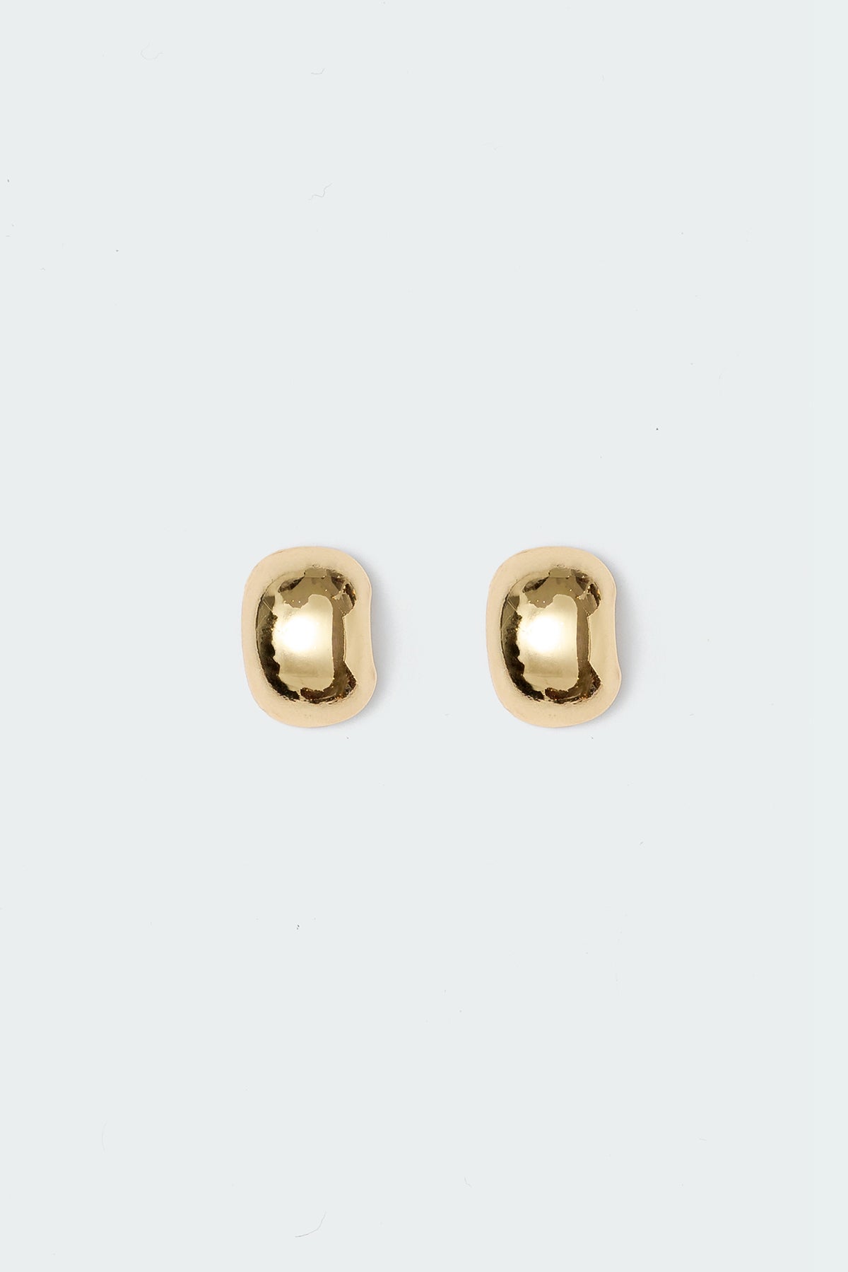 Half Hoop Chunky Stud Earrings - Image 2