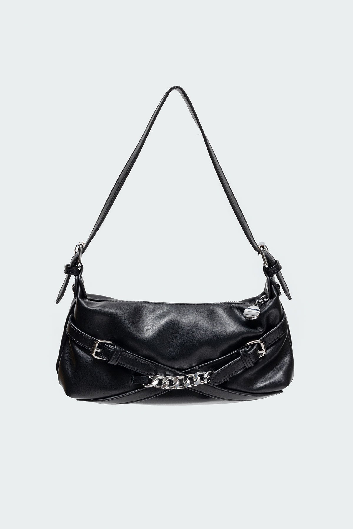 Buckle & Chain Shoulder Bag - Image 2