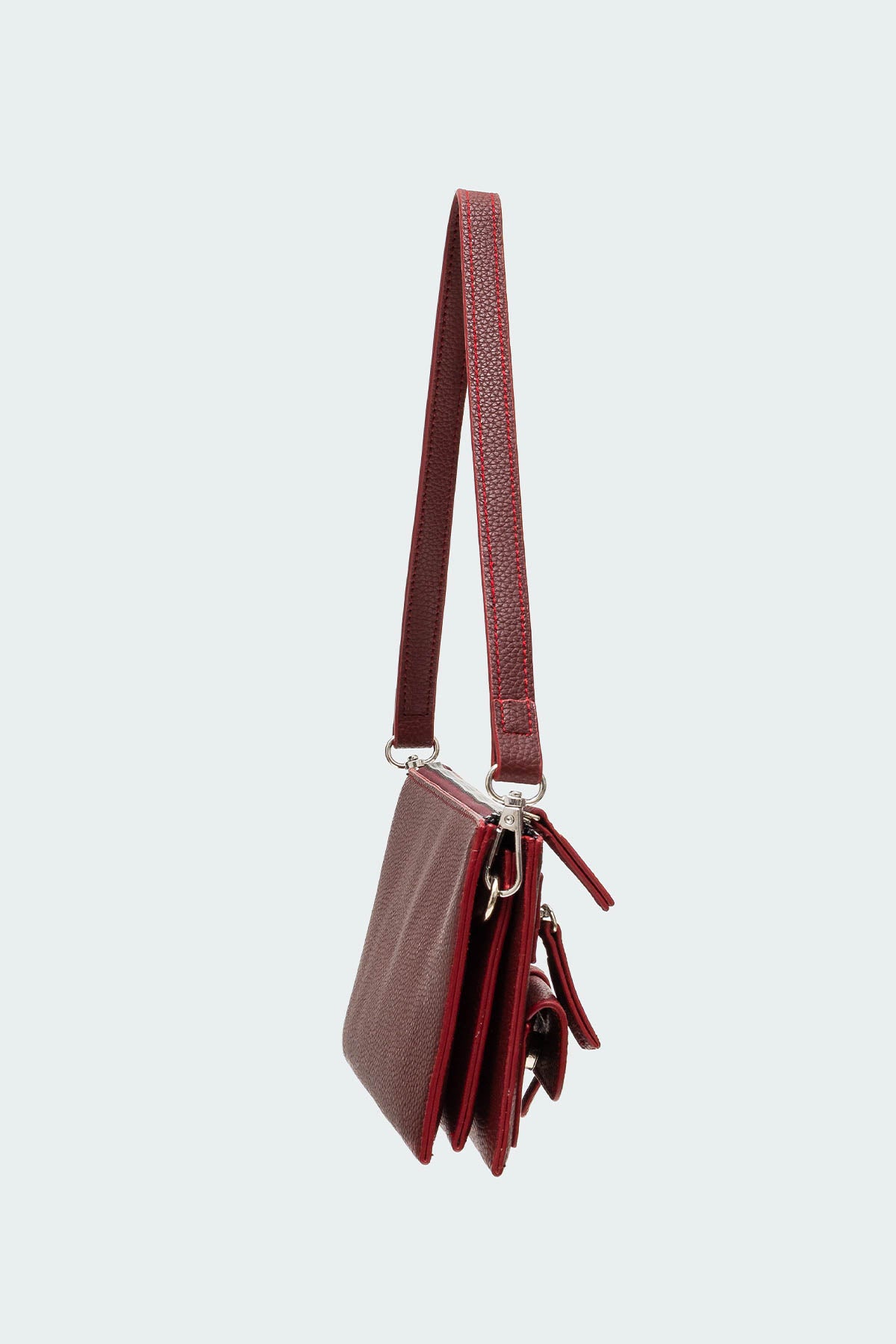 Utility Faux Leather Bag - Image 4