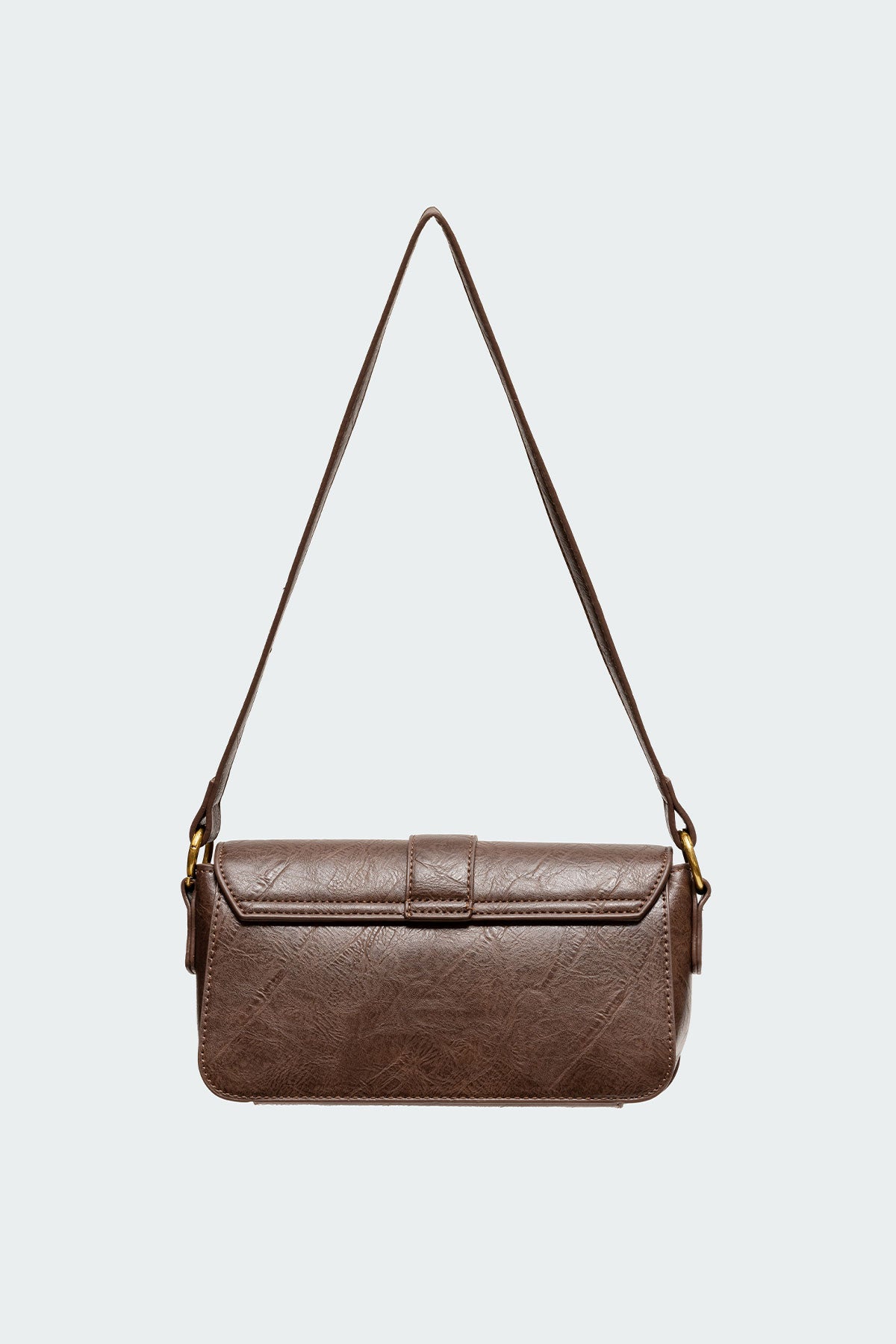 Faux Leather Buckle Bag - Image 4
