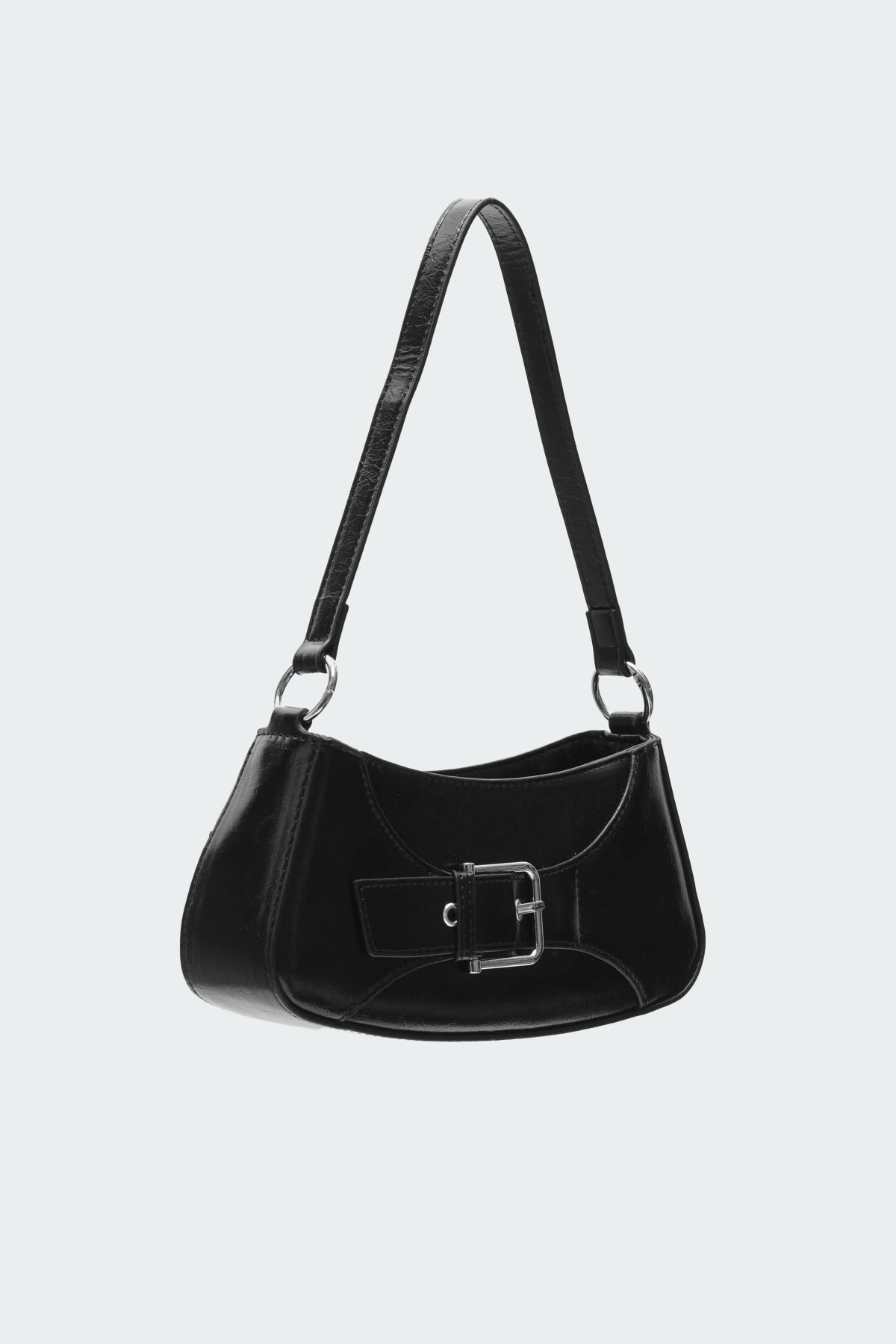 Buckle Up Faux Leather Bag - Image 3
