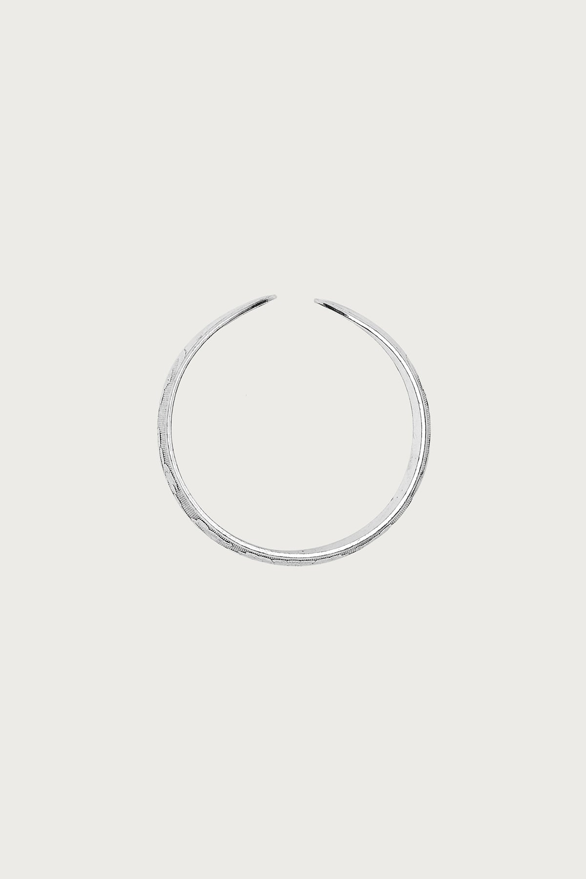 Engraved Floral Bangle Bracelet - Image 3