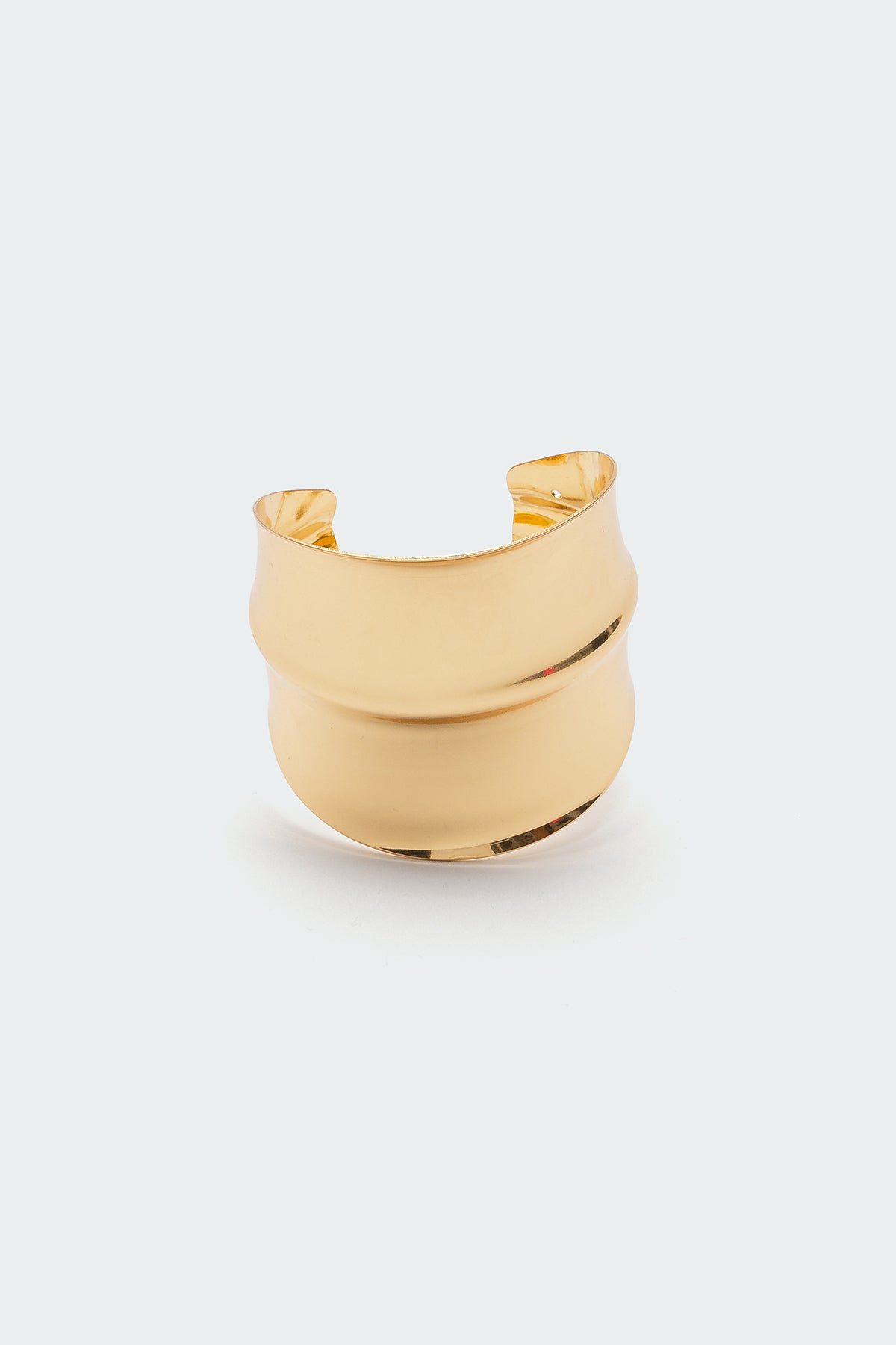 Statement Metal Cuff Bracelet - Image 2
