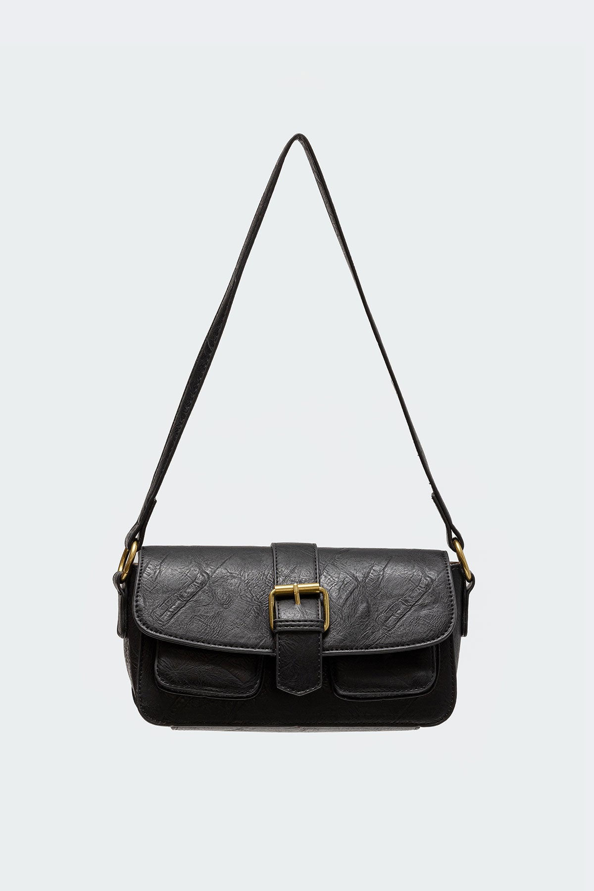 Faux Leather Buckle Bag - Image 2