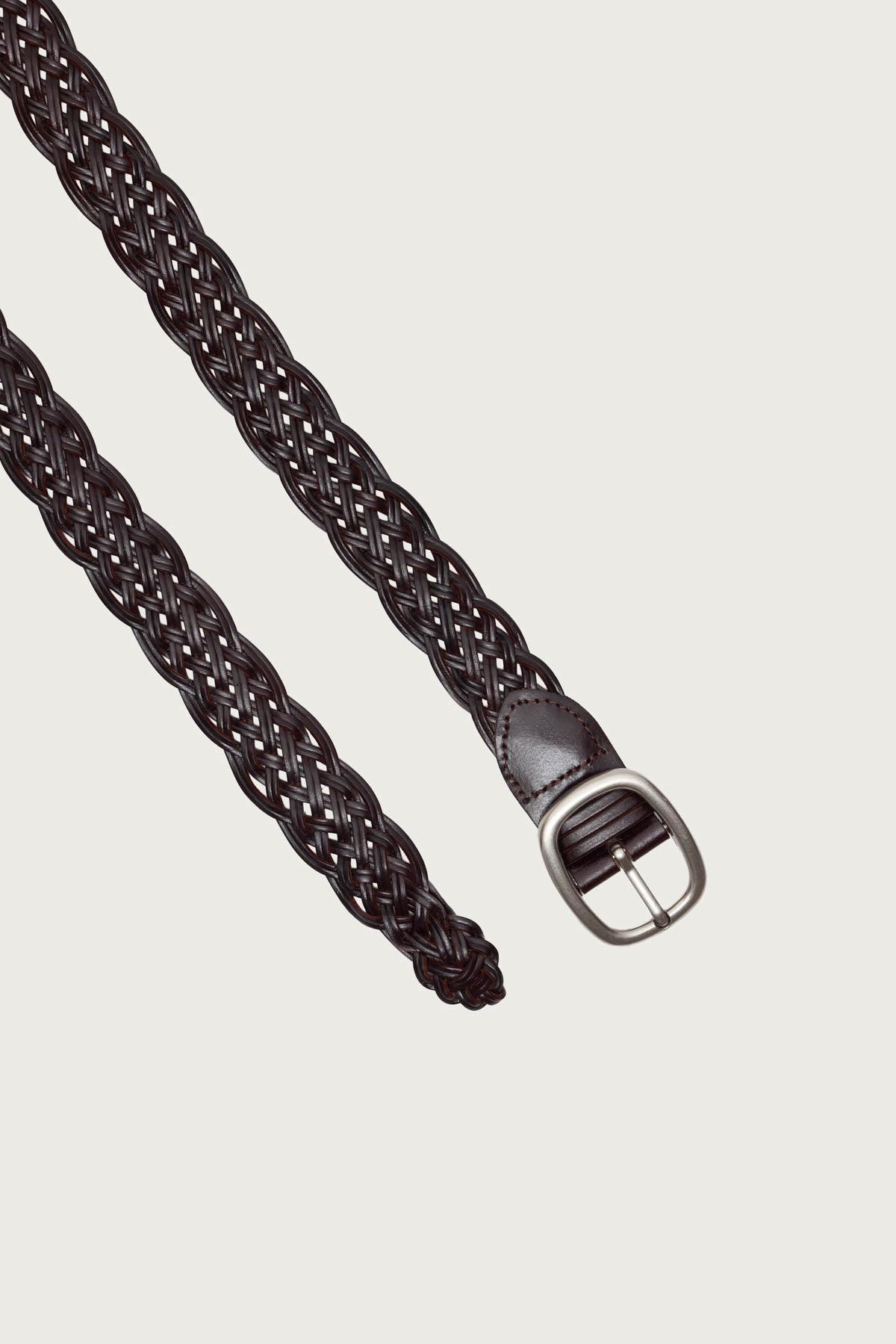Woven Faux Leather Belt - Image 3