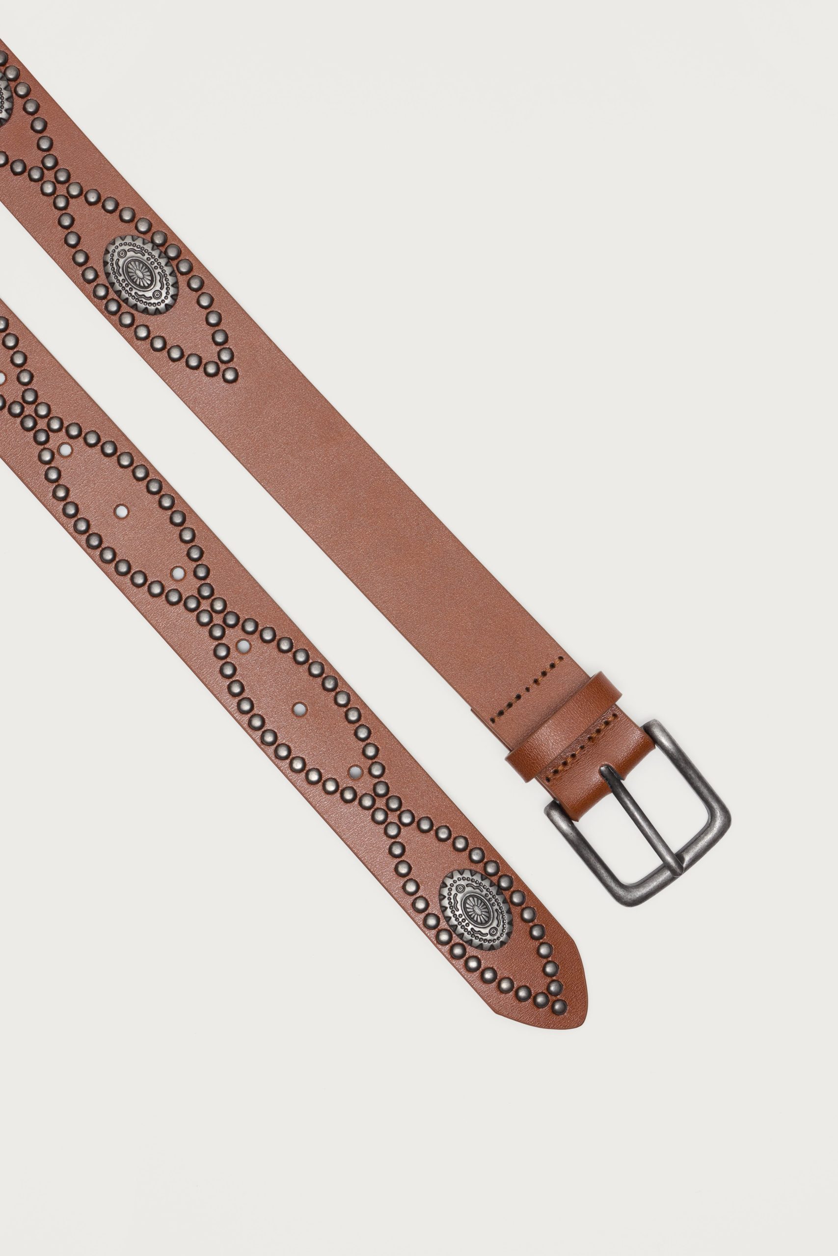 Orion Studded Faux Leather Belt - Image 3
