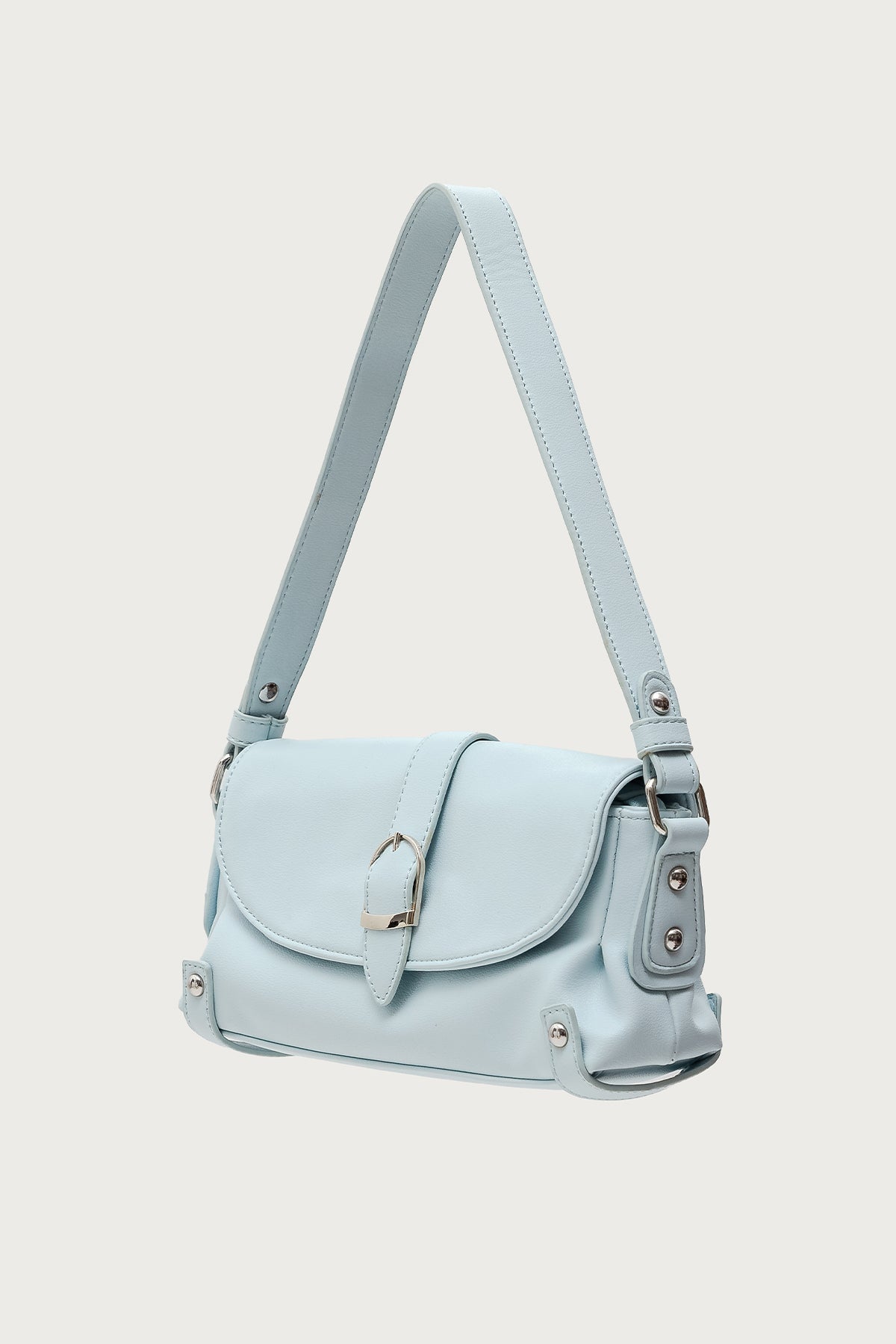 Flirty Faux Leather Shoulder Bag - Image 3