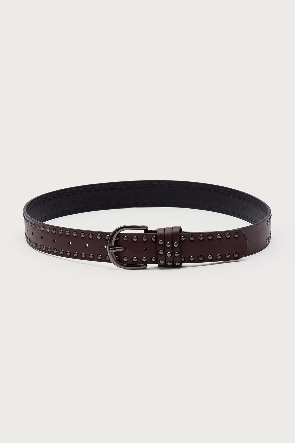 Studded Faux Leather Belt - Image 2