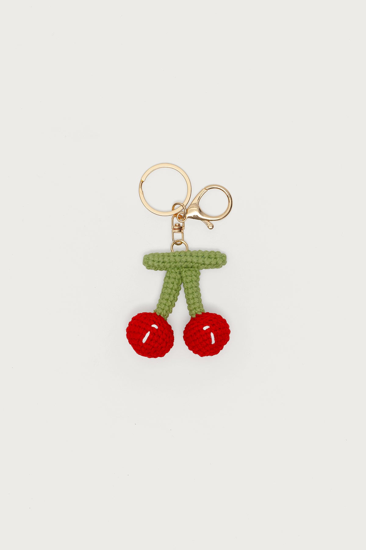 My Cherry Crochet Keychain - Image 3