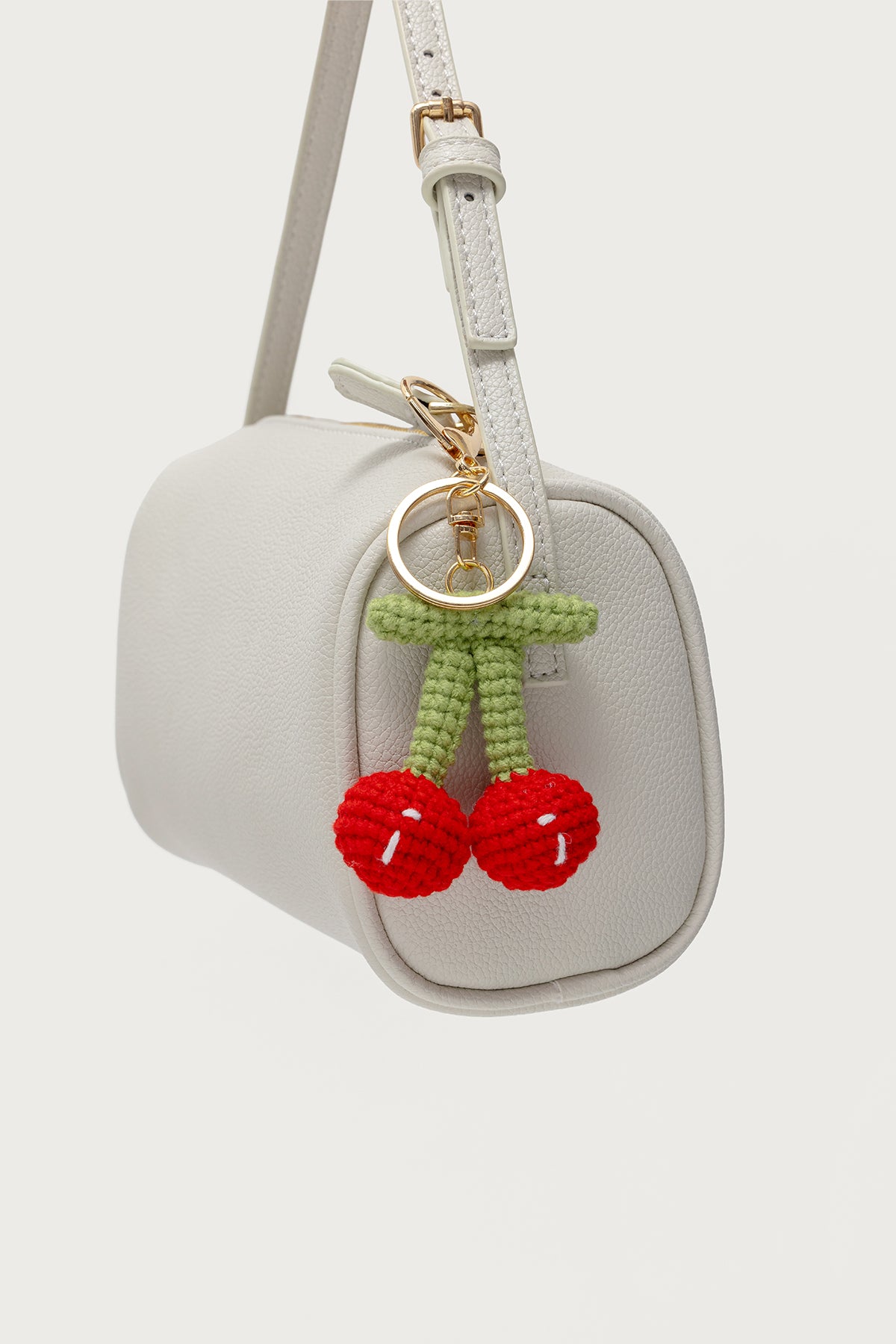 My Cherry Crochet Keychain - Image 2