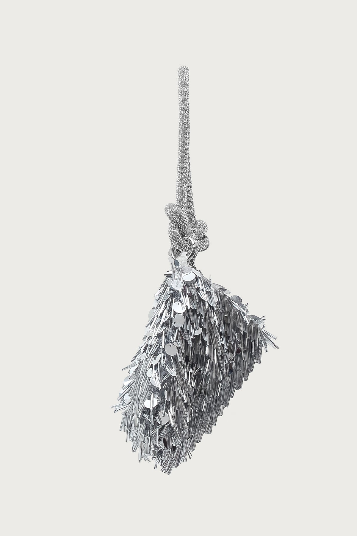 Knotted Rhinestone Stud & Sequin Bag - Image 3