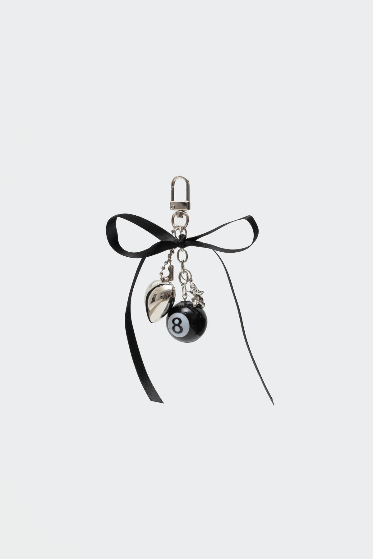 8 Ball & Heart Keychain - Image 2