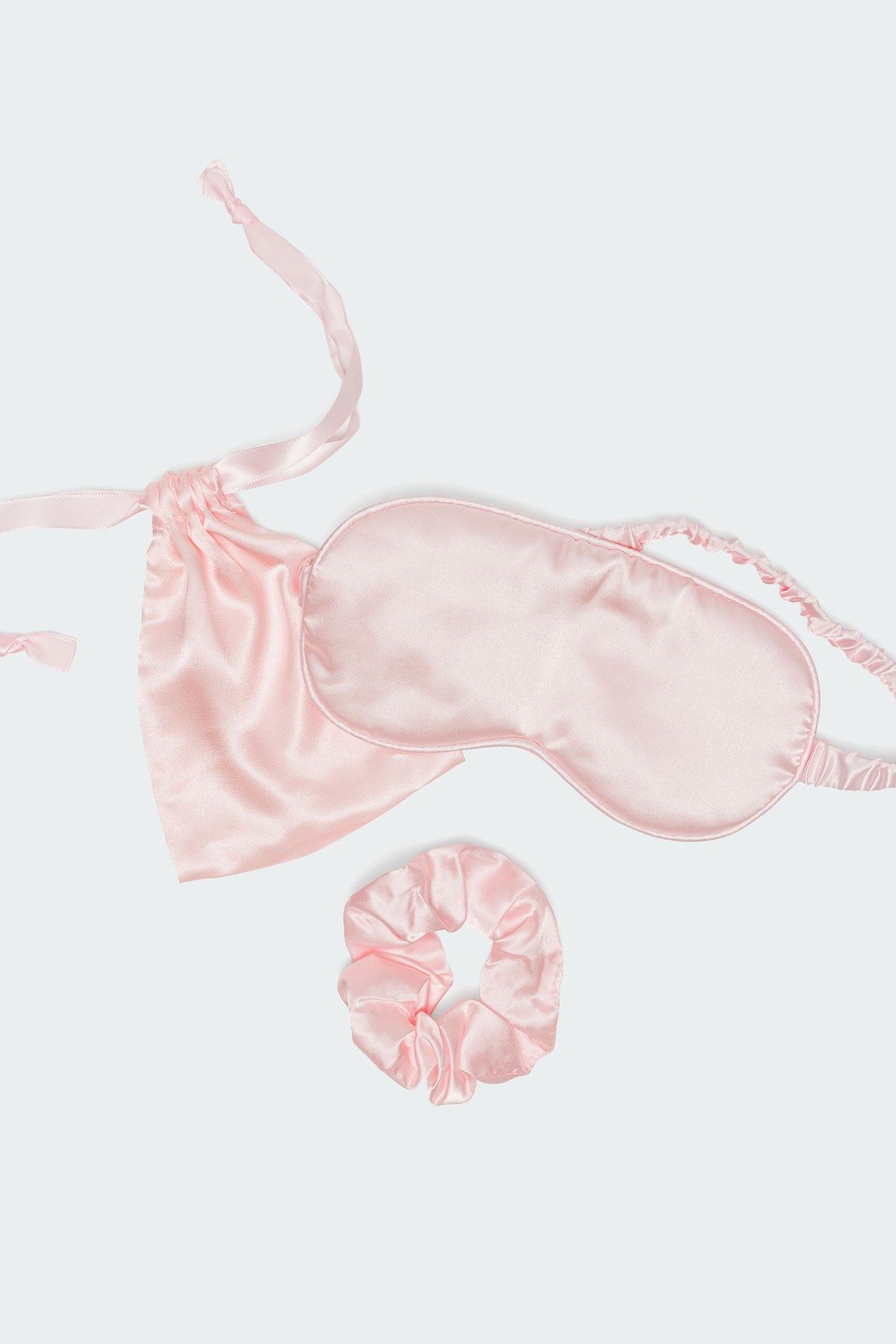 Satin Effect Eye Mask & Scrunchie Set - Image 2