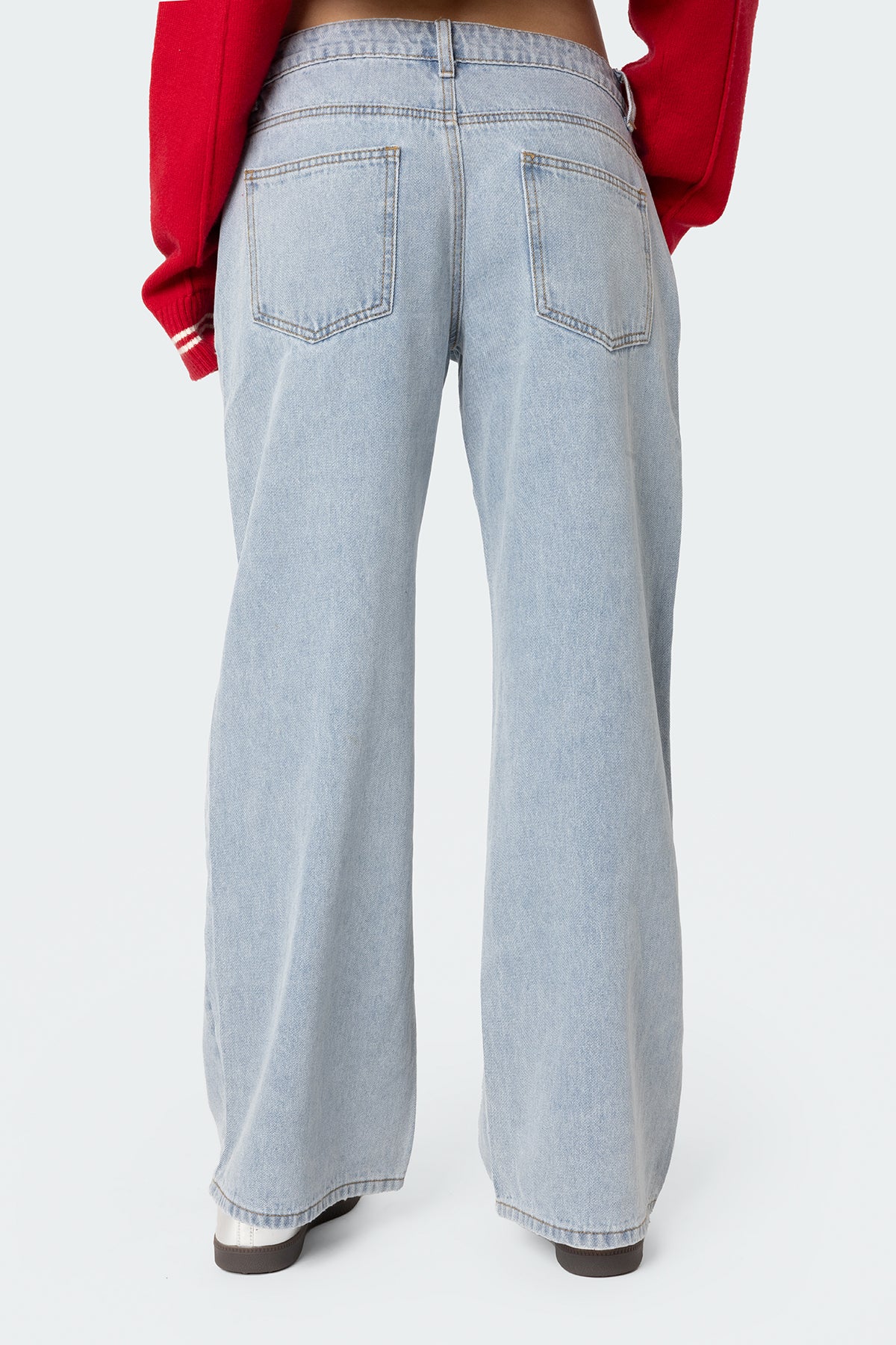 Petite Raelynn Washed Low Rise Jeans - Image 4