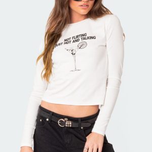 Flirty Long Sleeves T Shirt