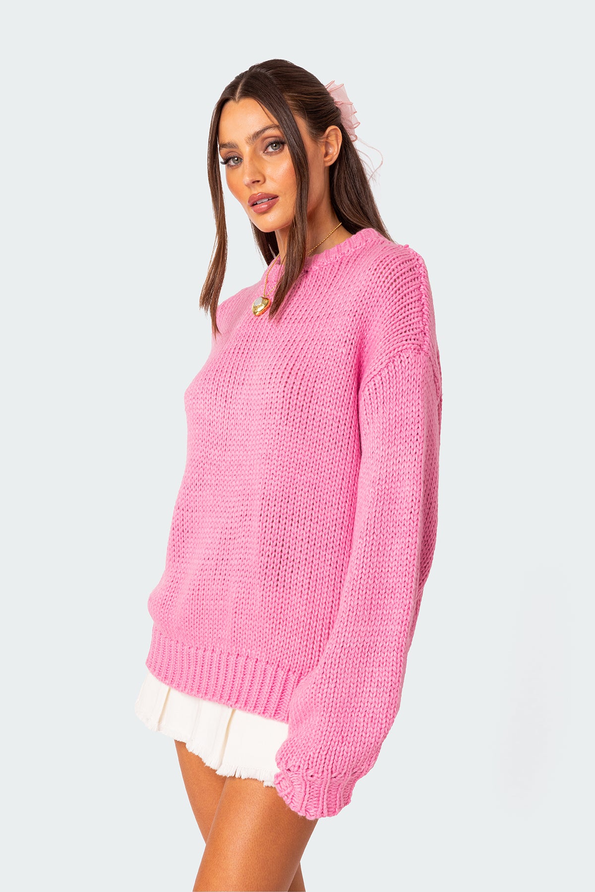 Aiden Oversized Chunky Knit Sweater - Image 3