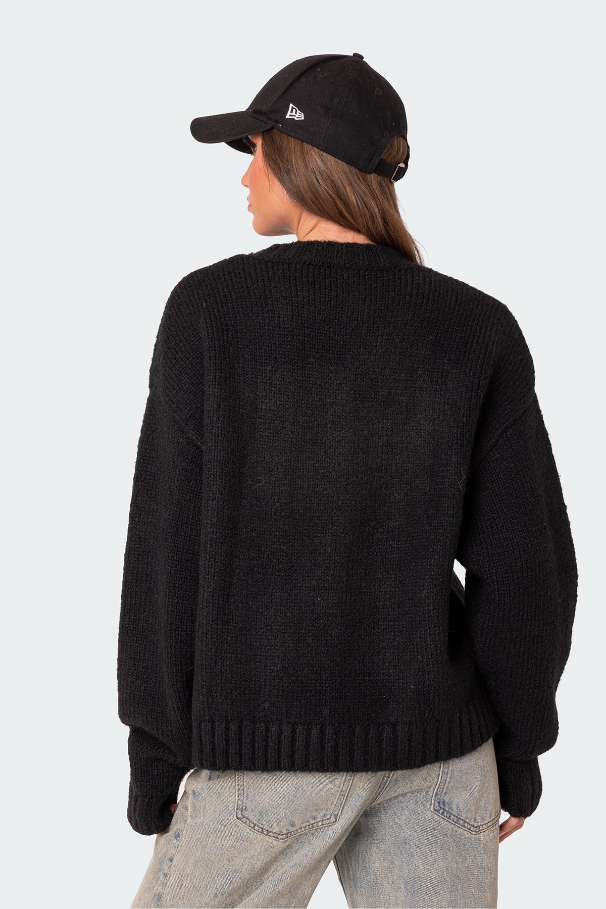 USA Oversized Chunky Knit Sweater - Image 4