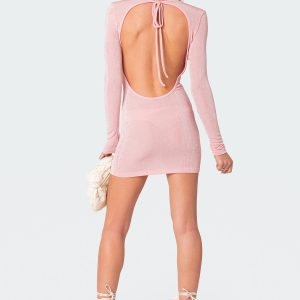 Alaric Open Back Mini Dress
