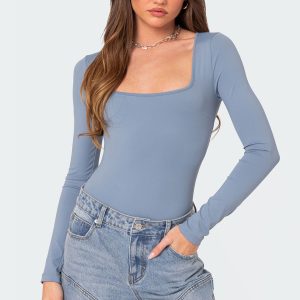 Joanna Square Neck Bodysuit